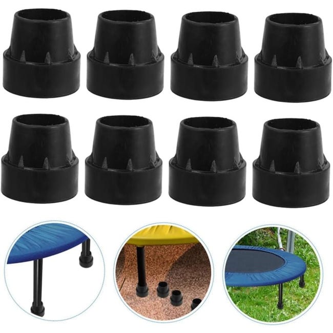 Set Mit 8 Gummi-trampolin-fußpolstern – Fußreparatur-ärmel, Schutz Und Stabilität