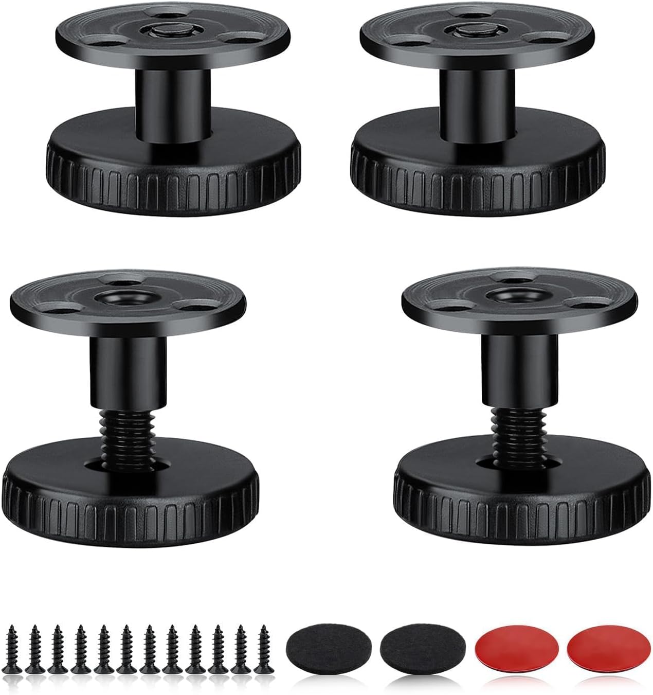 Höhenverstellbare Möbelfüße, 27–40 Mm, 4 Stück, Zwei Montagearten