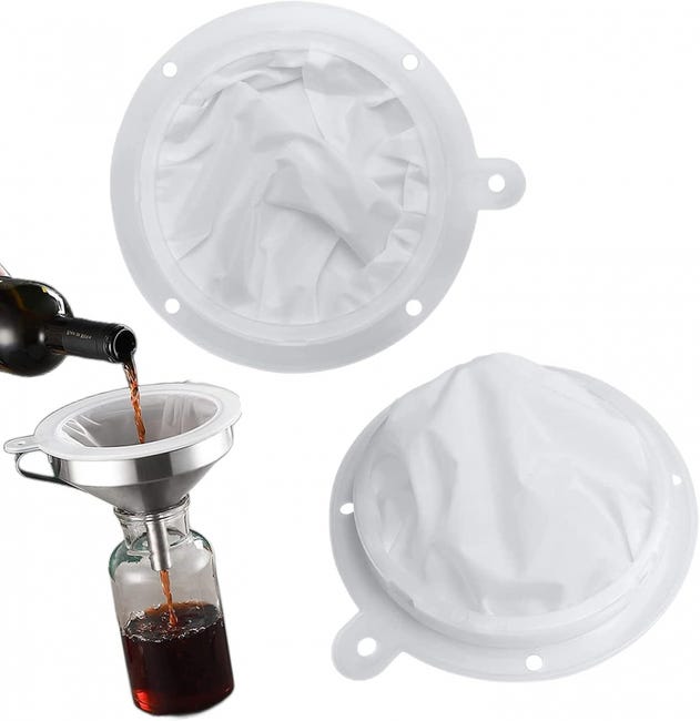 Lebensmittelfilter, Küchensieb Aus Nylon, 200 Mesh Und 400 Mesh (trichter Nicht Enthalten)