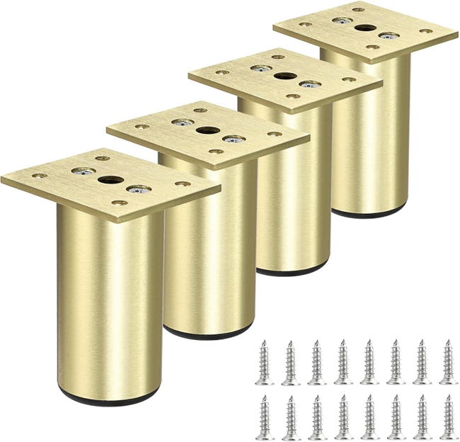 4-teiliges Set – Möbelbefestigungselemente 8 Cm – Verstellbare Möbelfüße