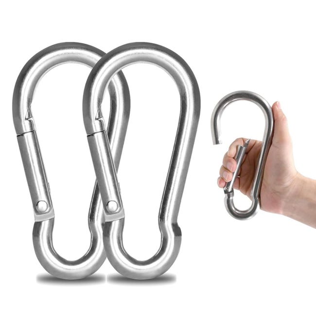 Stück M12 Edelstahl 304 Karabiner - Schwinghaken - 140 Mm X Φ12 Mm