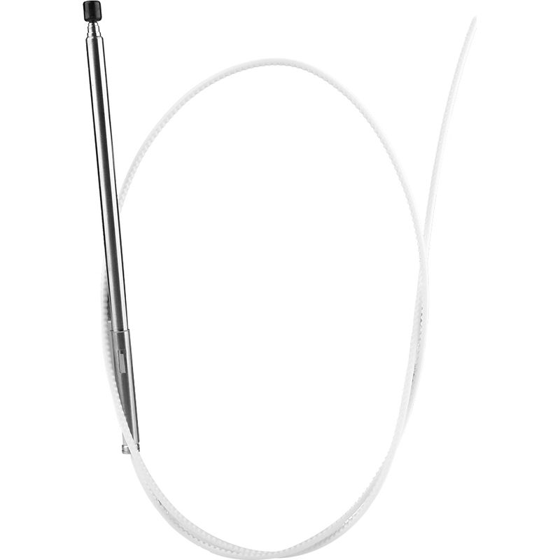 Weiße Aluminiumlegierung + Abs Fm-radioantenne Für Volvo S40 Power Modelle (baujahr 2000-2002), Hergestellt Vor Vin 976448.
