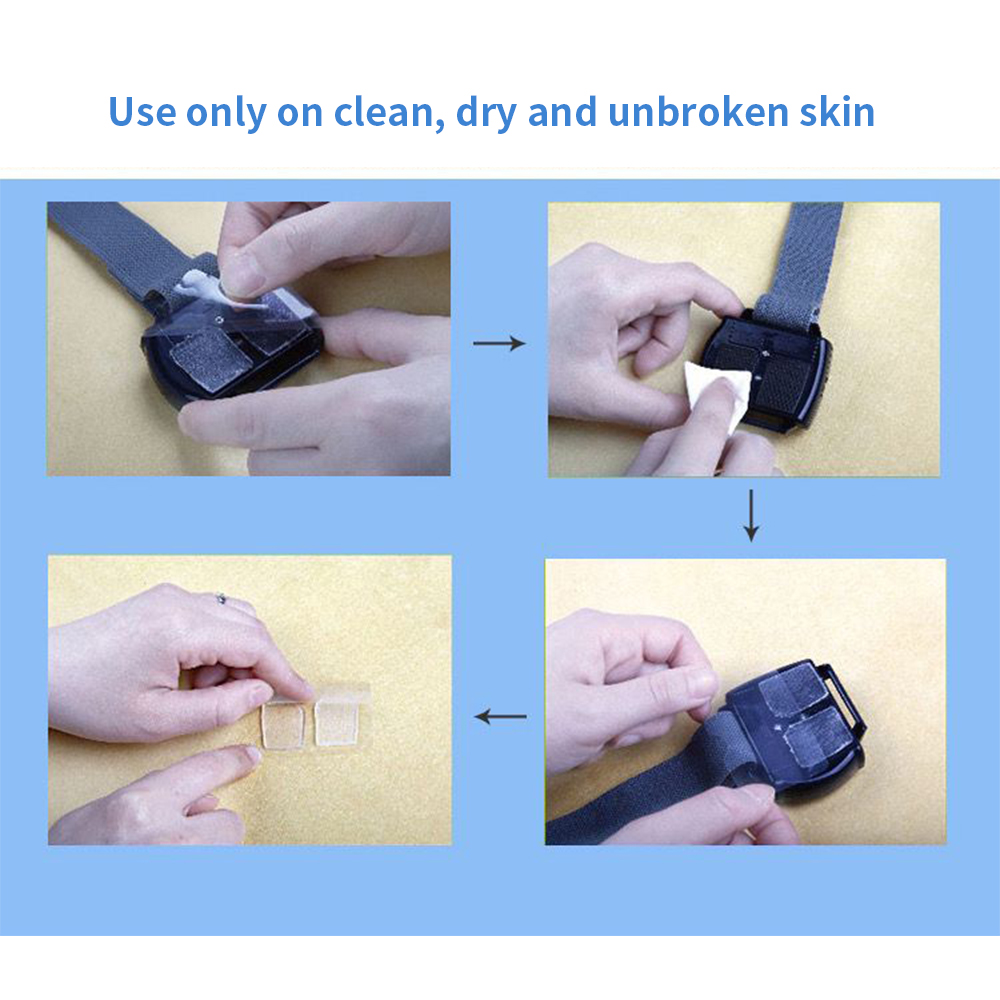 Coussinet Remplacement Électrodes Auto-adhésives Pour Stop-ronflement Intelligent, Détection Infrarouge, Bracelet