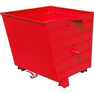 Bauer Späne-Stapelkipper BSS 55, lackiert, Feuerrot