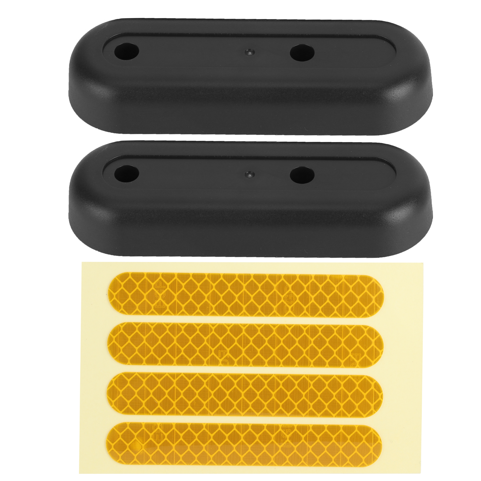 Autocollant Réfléchissant Couverture Décorative Fourche Arrière Adapté Scooter Électrique Ninebot Max G30 Jaune