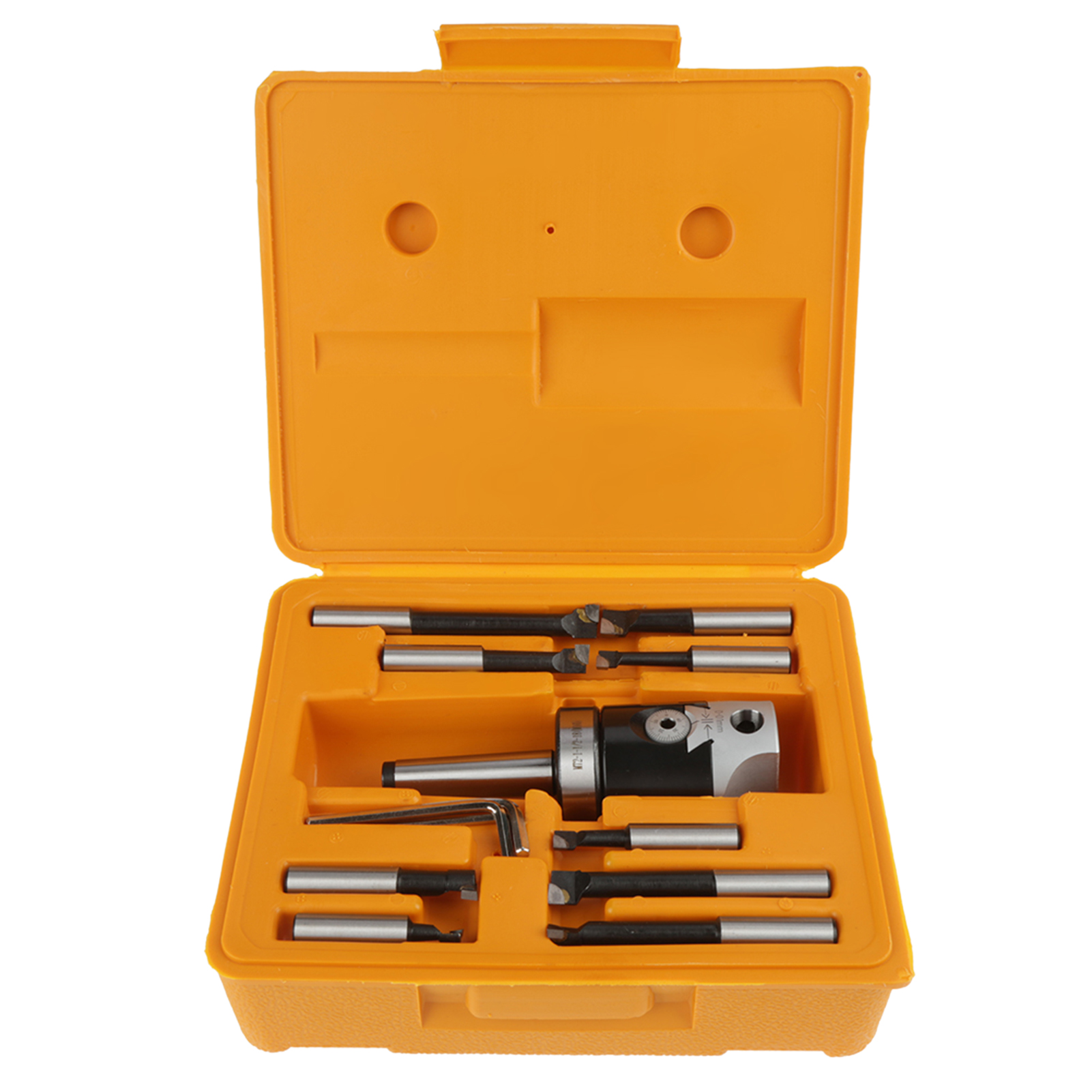 1 Zubehörsatz Für Die Fräsmaschine Mt2 M10 F1-12: 50-mm-bohrkopf Mit 9 X 12-mm-stangen