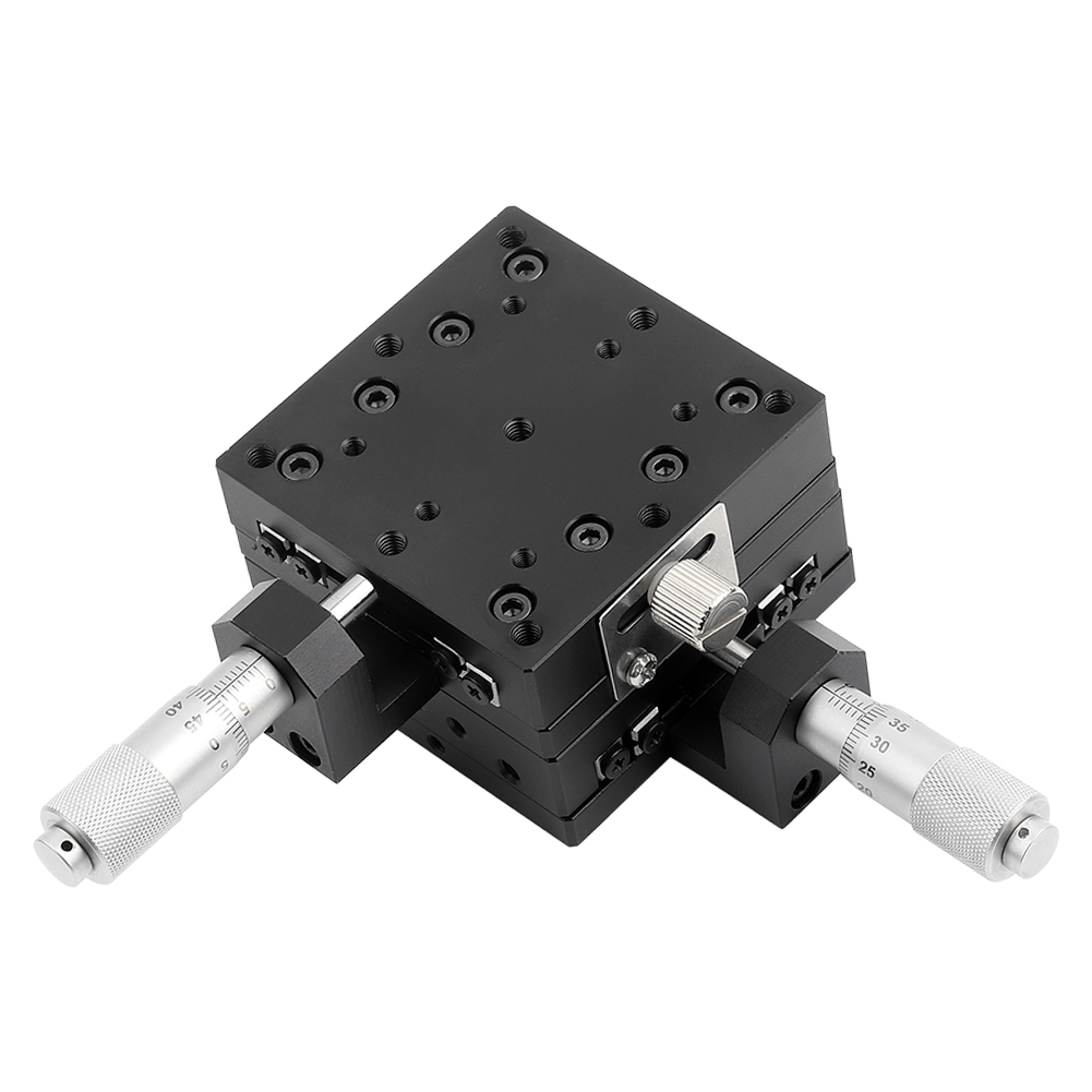 Semy60ac Manuelle Mikrometerschneidplattform Mit Kreuzrollen Und Linearplatte, 60 X 60 X 40 Mm