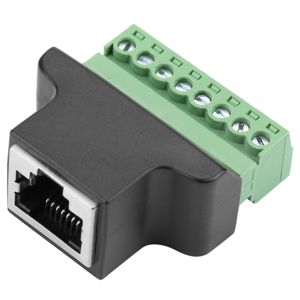 Rj45-buchse, Sicherer Und Robuster Konverterkopf Für Netzwerkschnittstellen
