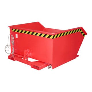 Bauer Spänebehälter SGU 75, lackiert, Feuerrot