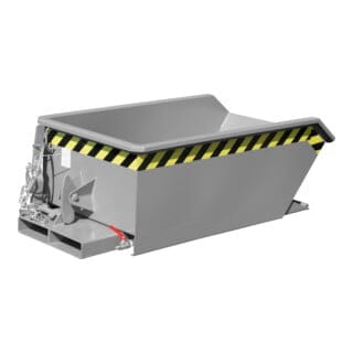 Bauer Mini-Spänebehälter SMGU 230, lackiert, Mausgrau