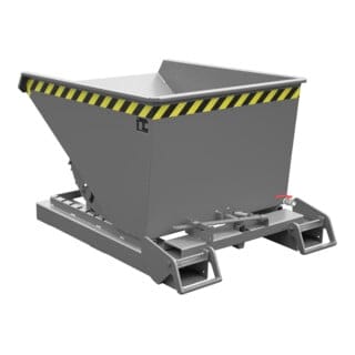 Bauer Spänebehälter S4A 600, lackiert, Mausgrau