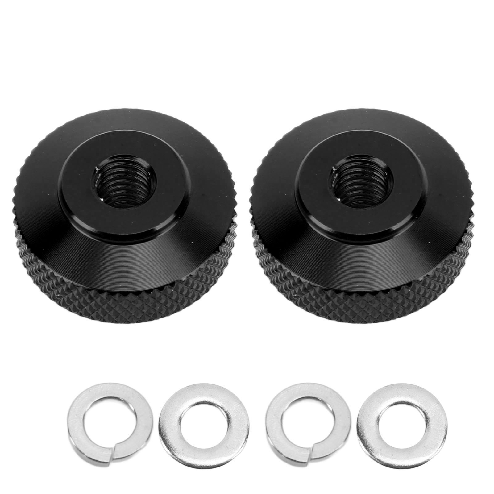 Satz Aus 2 Aluminium-kettenspannmuttern, Einfach Zu Bedienen, Farbbeständig Und Hochbelastbar, Für Monkey Cross Super Black.