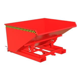 Bauer Spänebehälter S4A 900, lackiert, Feuerrot