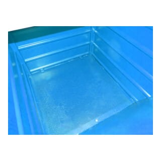 Bauer Späne-Stapelkipper BSL 200, lackiert, Lichtblau
