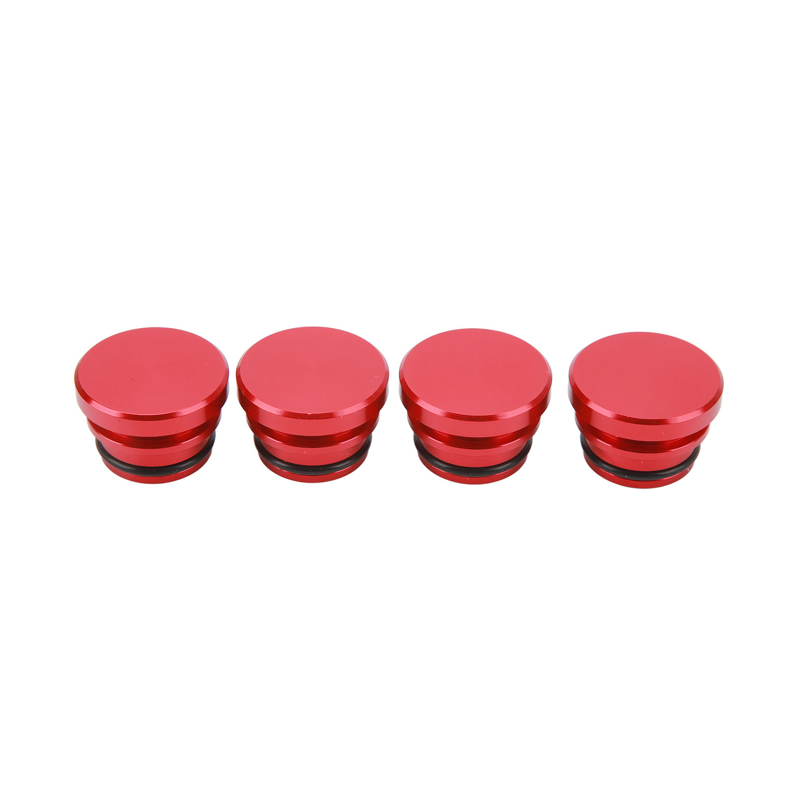 Set Mit 4 Staubdichten Schutzkappen Aus Aluminiumlegierung Für Zigarettenanzünderbuchsen Mit 12v-zubehör Im Fahrzeug (rot).