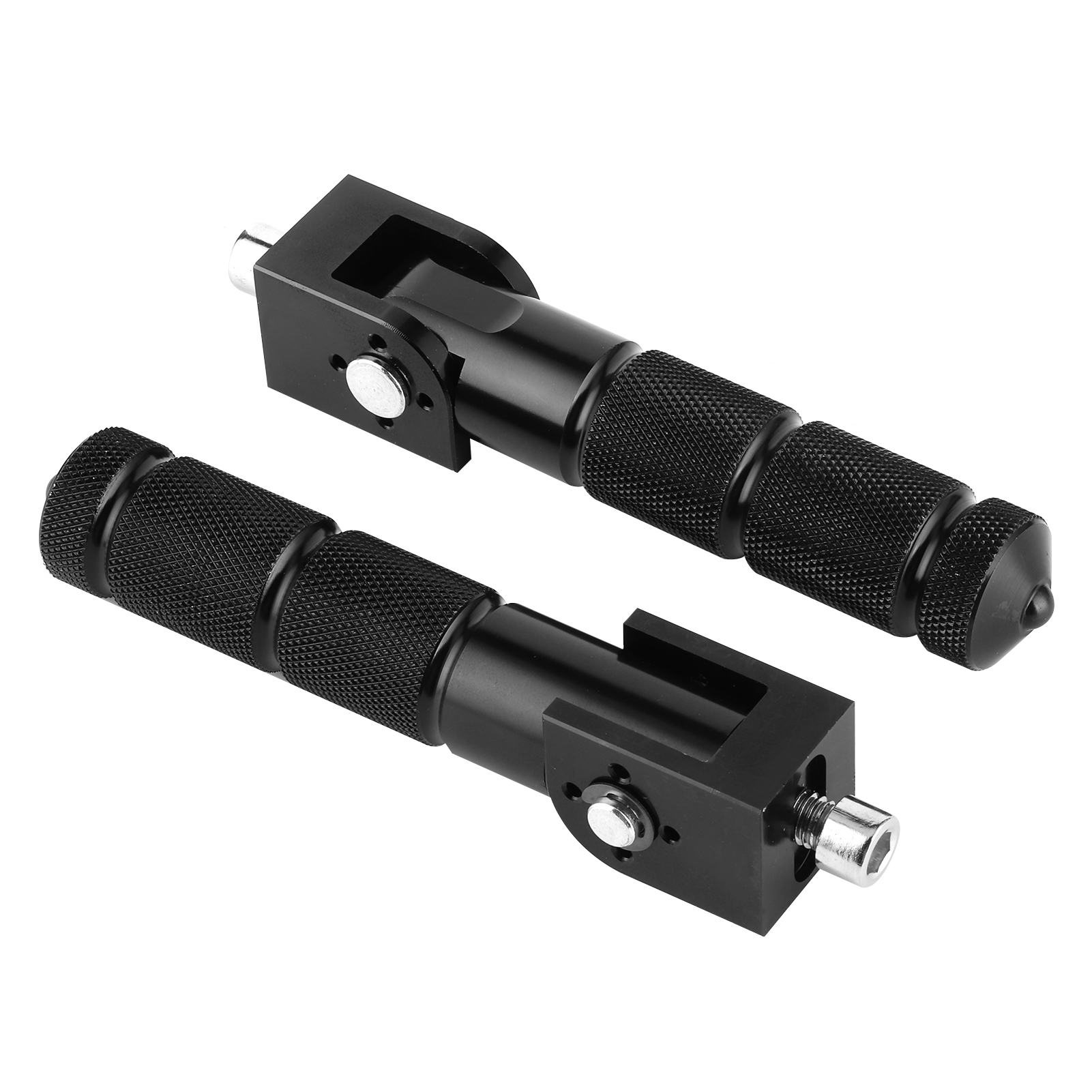 Aluminiumpedale Für Motorrad Oder Elektroauto, 8 Mm Universelle, 90° Biegbare Stützstange, Schwarz