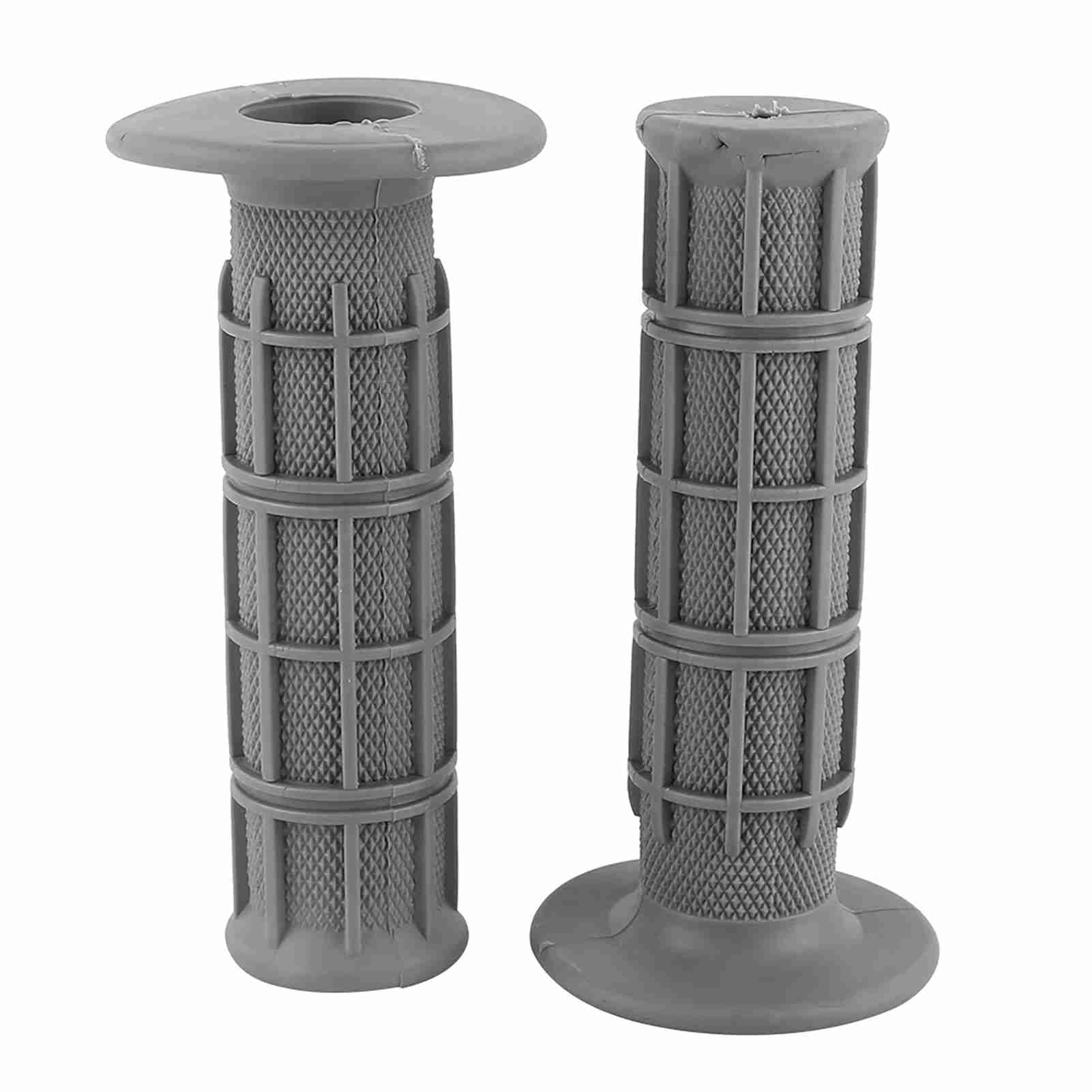 1 Paar Universelle Rote Silikon-lenkergriffe 22/24 Mm (7/8") Für Motorräder, Neu.