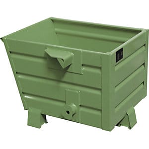 Bauer Späne-Stapelkipper BSS 30, lackiert, Resedagrün