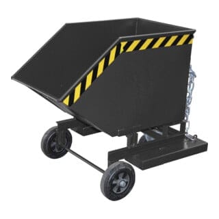 Bauer Späne-Kastenwagen SKW-ET 250, lackiert, Schwarzgrau