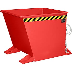 Bauer Spänebehälter SGU-RZ 55, lackiert, Feuerrot