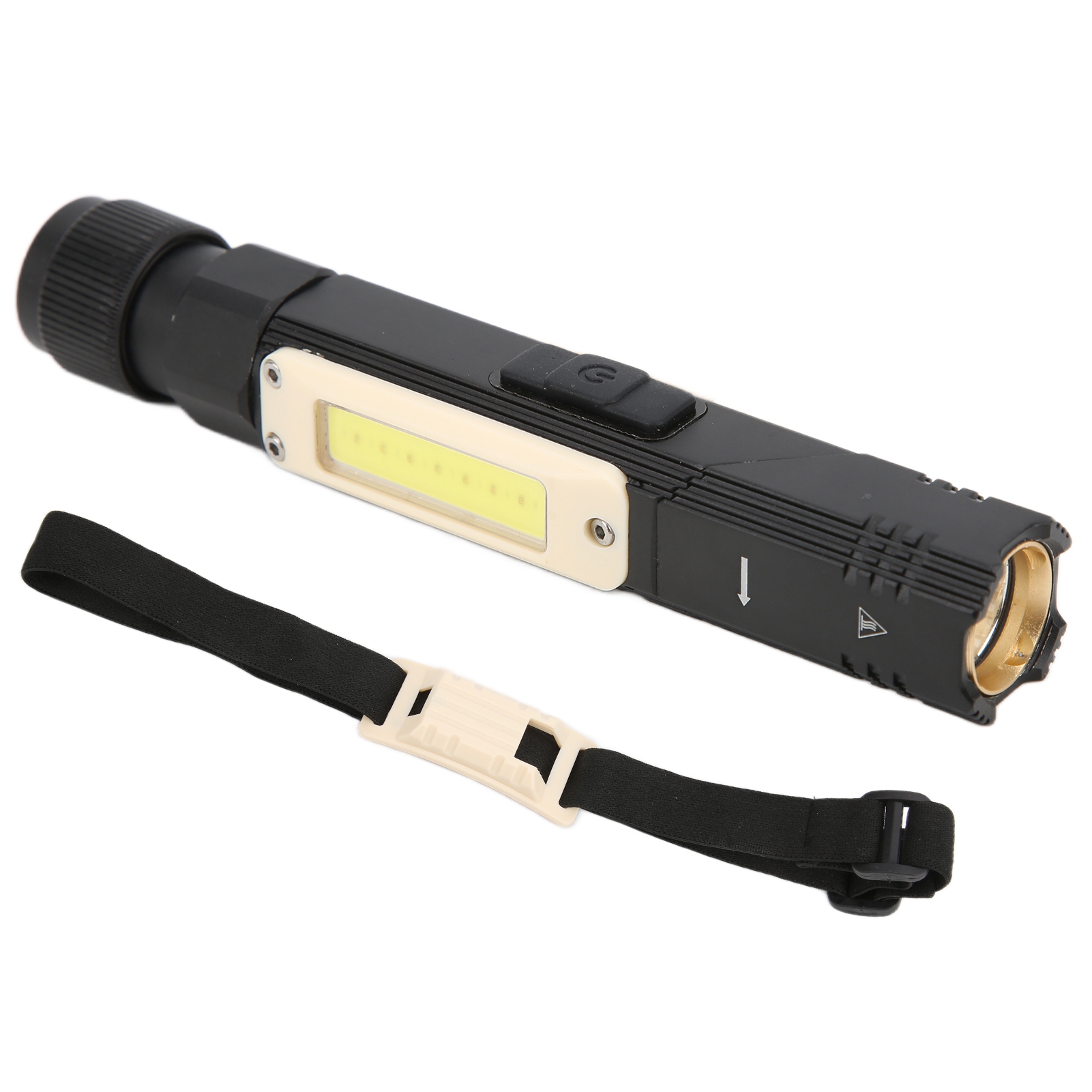 S21 Usb-wiederaufladbare Taschenlampe, Tragbar, Drehbarer Kopf, Ideal Für Camping Und Patrouillen.