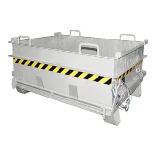 Bauer Baustoffcontainer BC 500 (Steinklammer-Entriegelung), feuerverzinkt