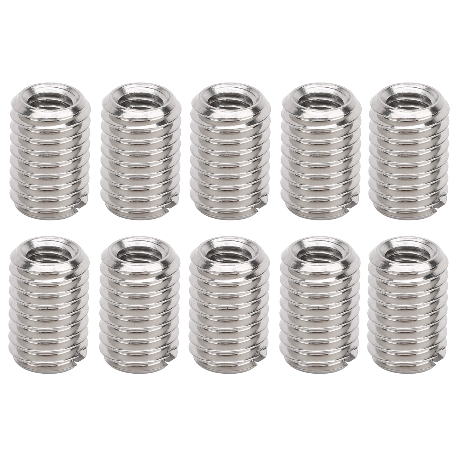 Packung Mit 10 Gewindereparaturmuttern Aus Edelstahl, Befestigungszubehör M5 X 0,8 Mm, M8 X 1,25 Mm, 12 Mm