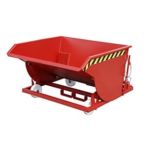 Bauer Spänebehälter SKM 75, lackiert, Feuerrot