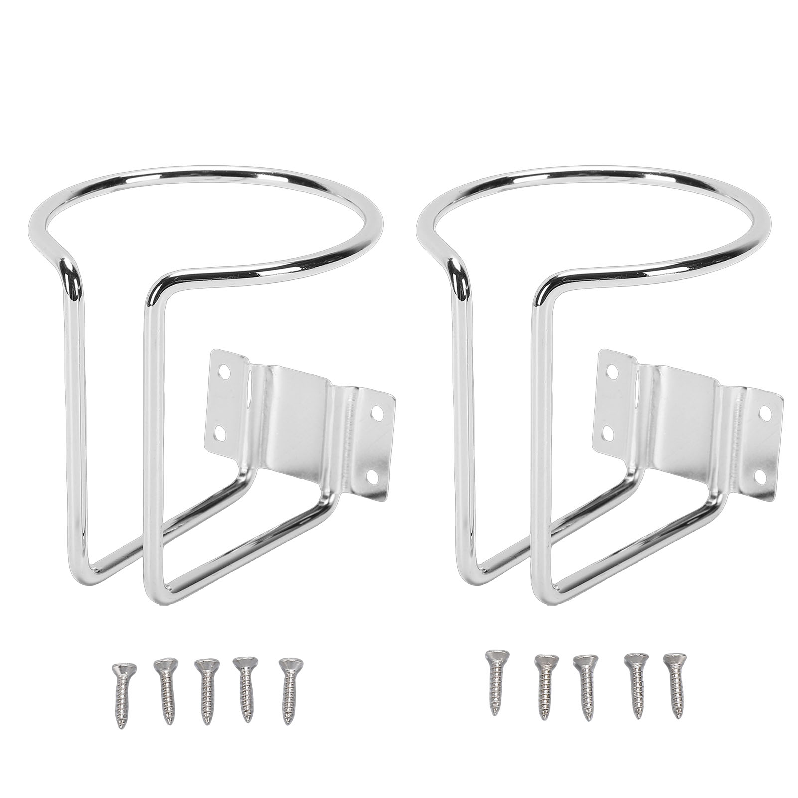 Set Mit 2 Wandbecherhaltern Aus Edelstahl Für Boote, Yachten Und Wohnmobile