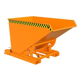 Bauer Spänebehälter S4A 1200, lackiert, Gelborange