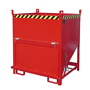Bauer Silobehälter SGK 100, lackiert, Feuerrot