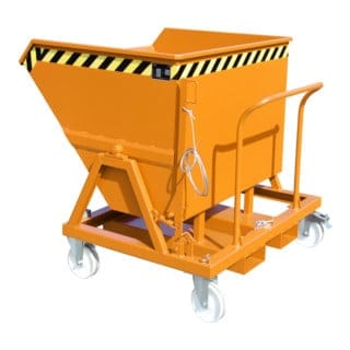 Bauer Kippmulde KS 550, lackiert, Gelborange
