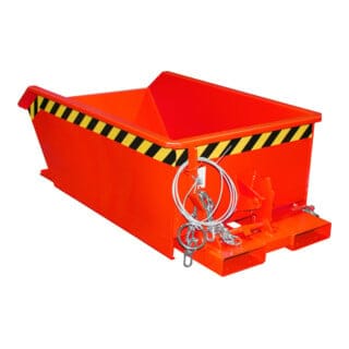 Bauer Mini-Spänebehälter SMGU 270, lackiert, Feuerrot