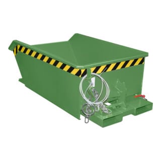 Bauer Mini-Spänebehälter SMGU 270, lackiert, Resedagrün