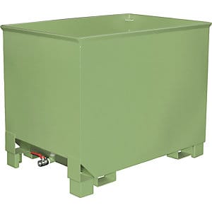 Bauer Spänekasten CS 80, lackiert, Resedagrün