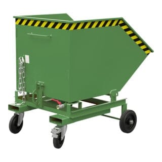 Bauer Späne-Kastenwagen SKW-ET 600, lackiert, Resedagrün