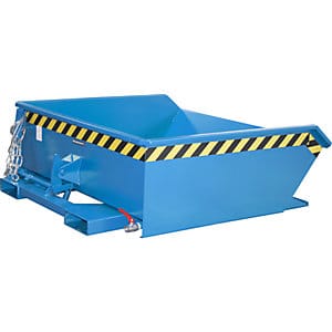 Bauer Mini-Spänebehälter SMGU 610, lackiert, Lichtblau