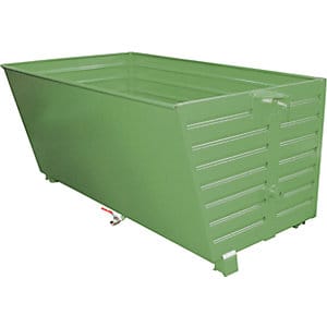 Bauer Späne-Stapelkipper BSL 200, lackiert, Resedagrün