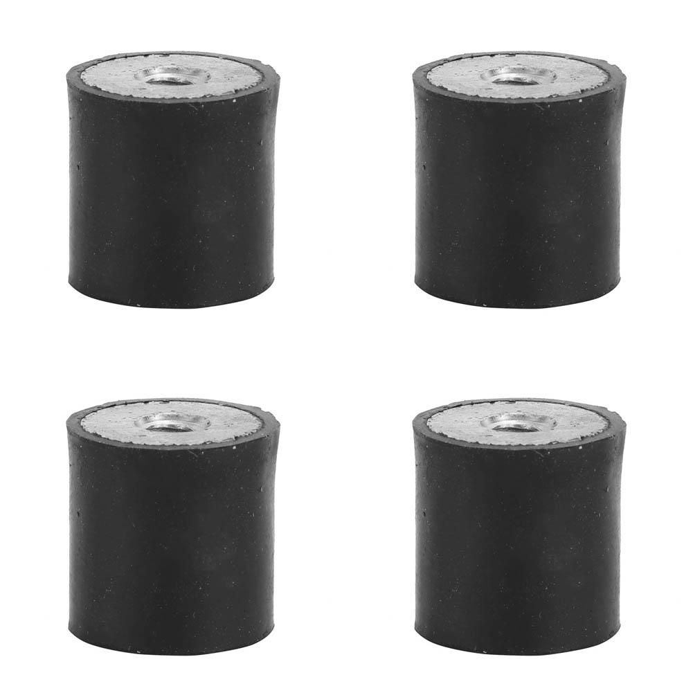 4 Schwingungsdämpfer Mit Isolierspule, Gummigelagert Mit Innengewinde (de1010 M4)