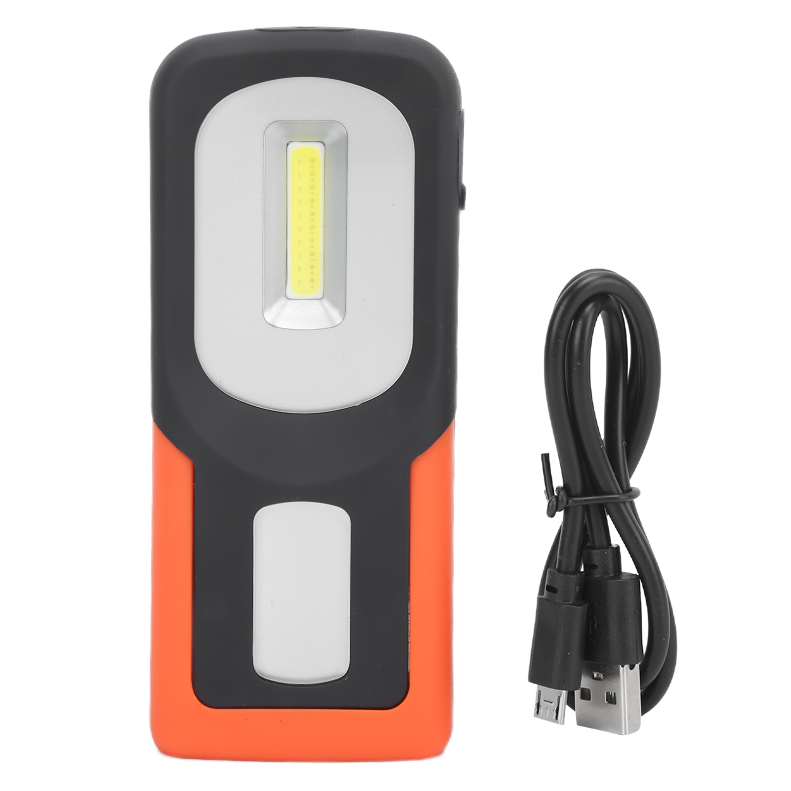 Wiederaufladbare Cob-led-arbeitsleuchte Über Usb Mit 360° Drehbarem Haken Für Camping, Angeln, Tauchen Und Reisen.