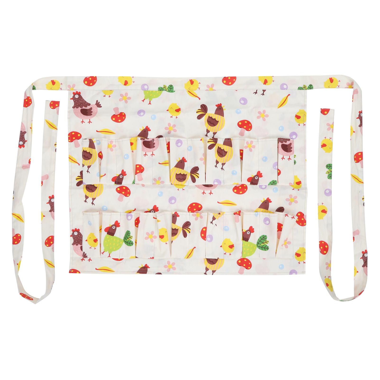 Schutzschürze Für Die Eiersammlung Mit Mehreren Taschen Zum Umgang Mit Hühnern.