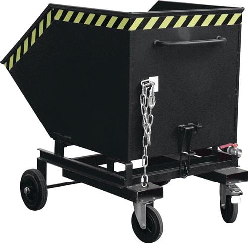 Bauer Späne-Kastenwagen SKW-ET 600, lackiert, Schwarzgrau