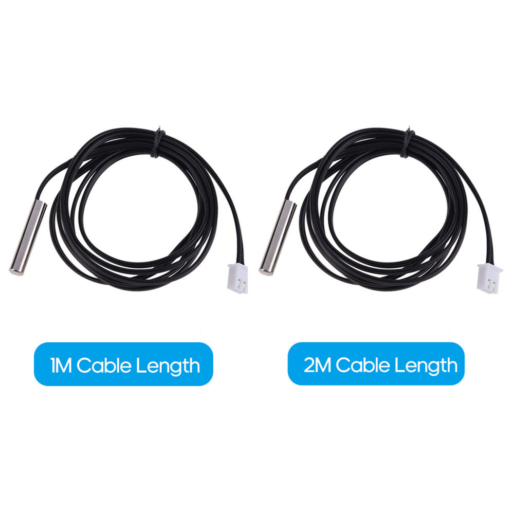 2 M Langer Temperaturfühler, Hochpräzise, Wasserdicht, Ntc 10k/b3435 Thermistor, Mit Kabel