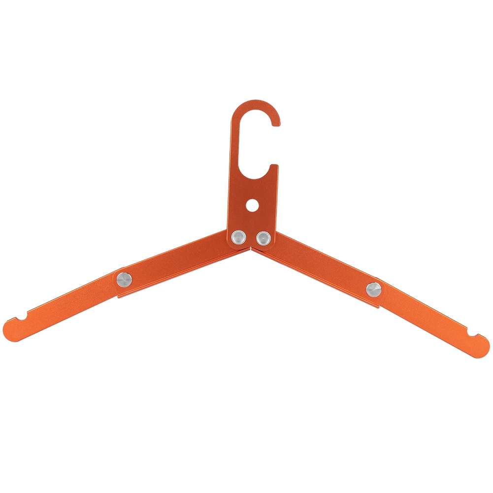 Multifunktionaler, Faltbarer Wäscheständer Aus Aluminiumlegierung Für Den Außenbereich, Rutschfest Und Tragbar (orange)