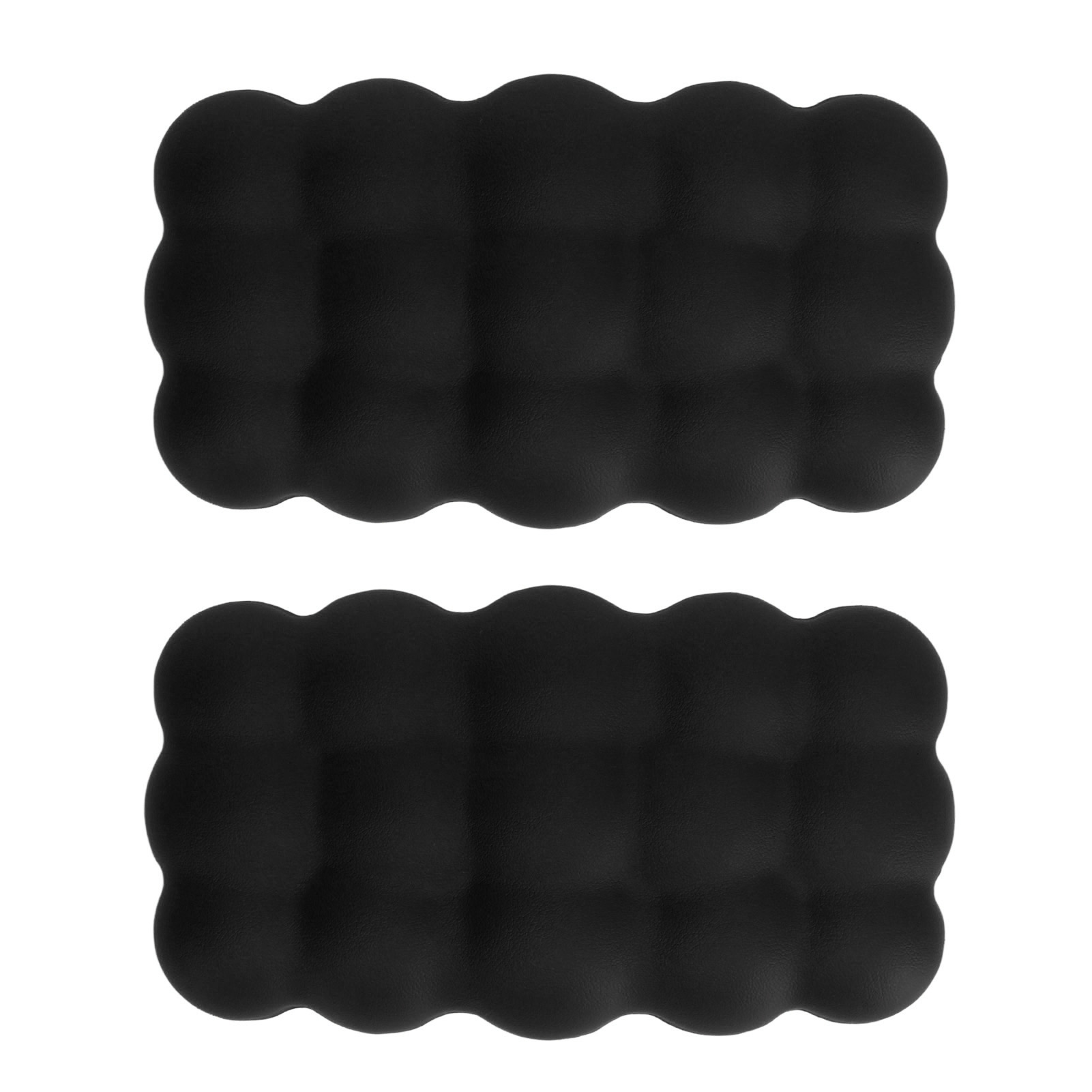 Set Aus 2 Auto-knie- Und Ellenbogenkissen Aus Ultraweichem Memory-schaum-baumwollmaterial, Universalgröße, Klebebefestigung, Schwarz.