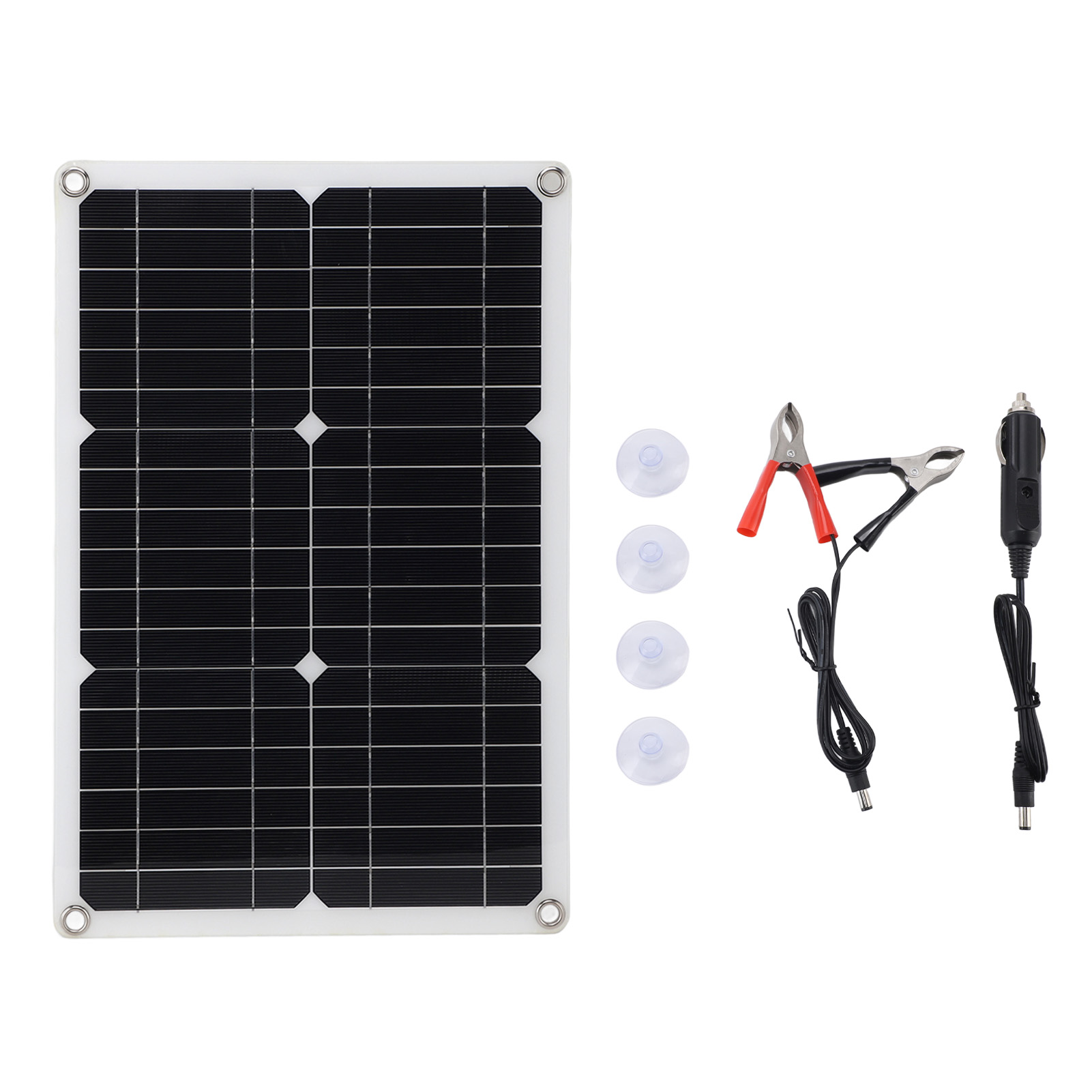 18v 20w Hocheffizientes, Wasserdichtes, Monokristallines, Halbflexibles Solarpanel Für Auto, Wohnmobil, Yacht Und Boot