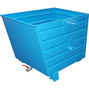 Bauer Späne-Stapelkipper BSS 70, lackiert, Lichtblau