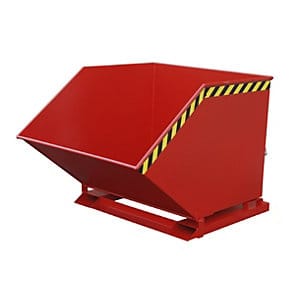 Bauer Kippmulde KK 1000, lackiert, Feuerrot
