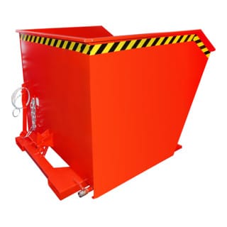Bauer Spänebehälter SGU 200, lackiert, Feuerrot