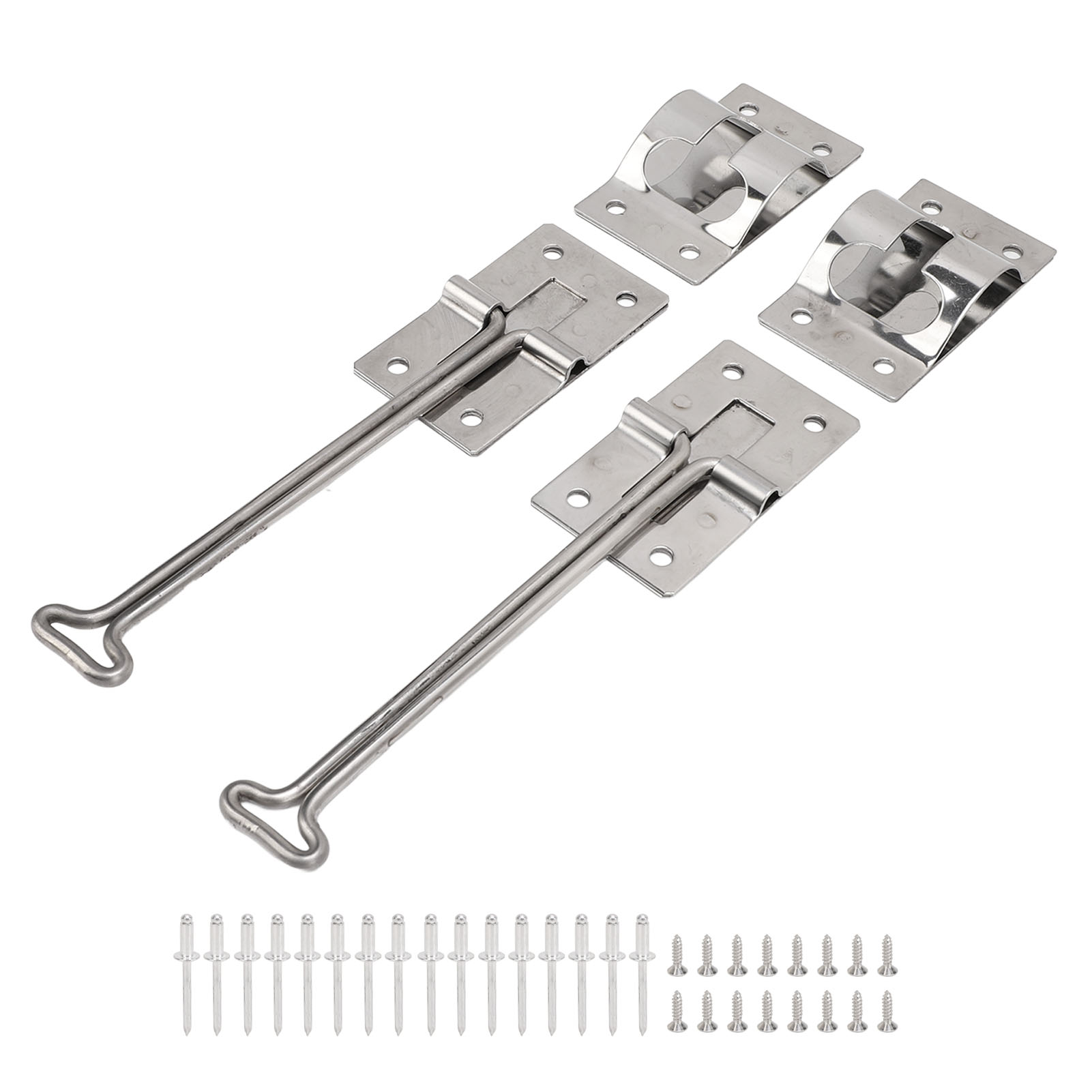 Set Aus 2 Wohnmobil-türriegeln, Aus Edelstahl 304, Multifunktional, T-typ, Für Anhänger Oder Lkw.
